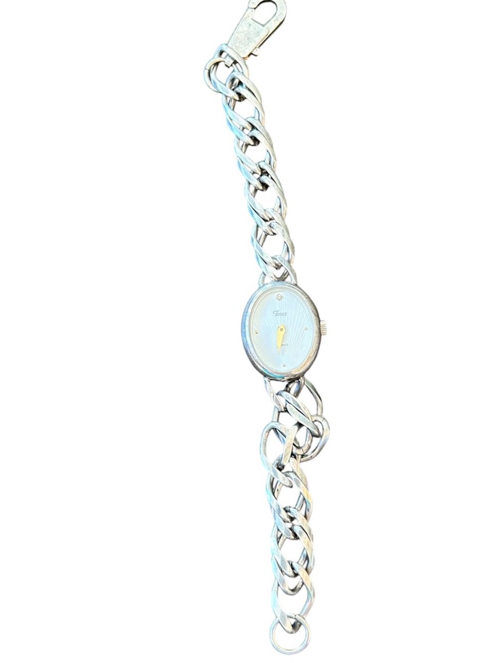 Timex silver bracelet chain watch